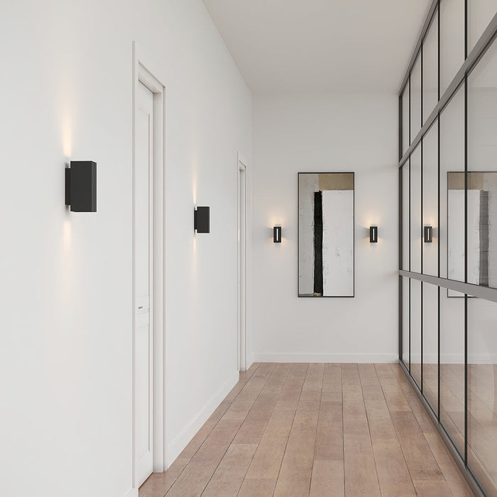 Buy Wall Sconce Australia Curtiz Wall Sconce 2 Lights Matt Black Aluminium 2700K - 2110551003
