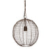 Buy Pendant Lights Australia Cray Ball Small 1 Light Wire Weave Ball Pendant Antique Copper - ZAF11136