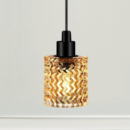 Buy Pendant Lights Australia Hollywood Pendant Light Amber Glass - 46483027