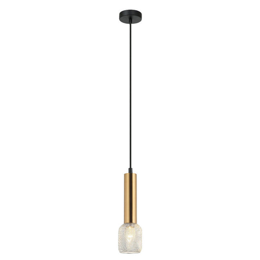Buy Mini Pendants Australia Mikro 1 Light Pendant Chrome Mesh Cylinder - MIKRO2
