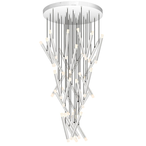 Buy Cluster Pendants Australia MILAZO Cluster Pendant 60 Lights Chrome 3000K - MILAZO PE60-CH3K