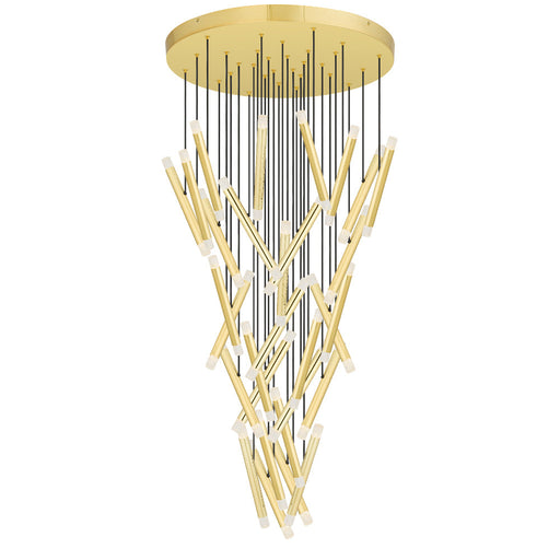 Buy Cluster Pendants Australia MILAZO Cluster Pendant 60 Lights Gold 3000K - MILAZO PE60-GD3K