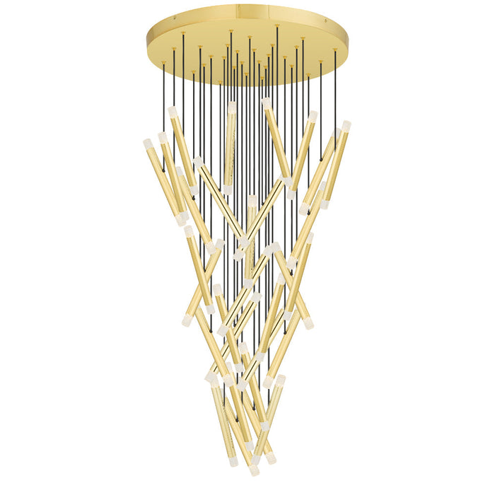 Buy Cluster Pendants Australia MILAZO Cluster Pendant 60 Lights Gold 3000K - MILAZO PE60-GD3K