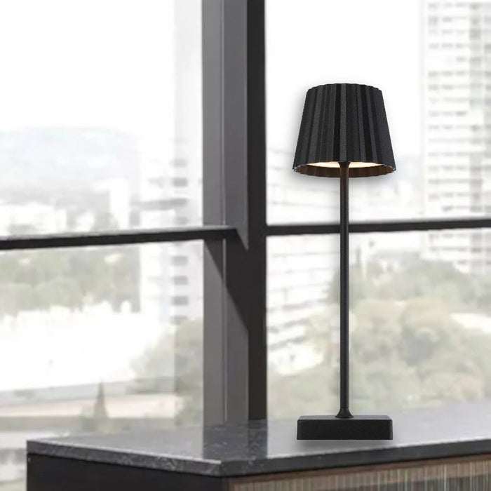 Buy Table Lamps Australia MINDY Rechargeable Table Lamp Black 3CCT - MINDY TL-BK
