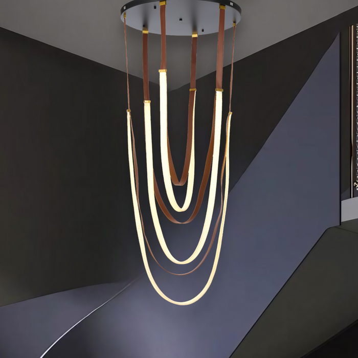 Mio LED Pendant 128W 3000K Black - MIO PE80-BK