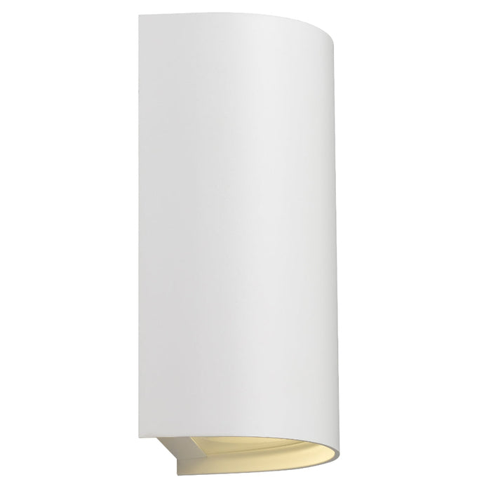 Miro Aluminium Up & Down Exterior Wall Light White - MIRO EX2-WH
