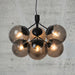 Buy Pendant Lights Australia Ivona Pendant 6 Lights Black Metal - 2112163003