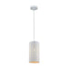 Buy Mini Pendants Australia MODELLO Embossed Oblong 1 Light Pendant White - MODELLO1
