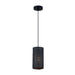 Buy Mini Pendants Australia MODELLO Embossed Oblong 1 Light Pendant Black - MODELLO2