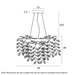 Buy Pendant Lights Australia MOLENA Pendant 5 Lights Chrome Smoke  - MOLENA PE5-CH