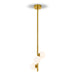 Buy Pendant Lights Australia Moran 3 Light Pendant Antique Gold Metal / Opal Matt Glass - MORAN PE03-AGOP