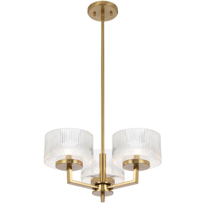 Moreno Pendant 3 Lights Antique Gold - MORENO PE3-AG
