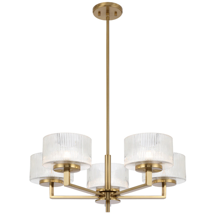Moreno Pendant 5 Lights Antique Gold - MORENO PE5-AG
