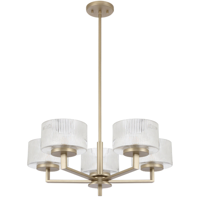 Moreno Pendant 5 Lights Antique Silver - MORENO PE5-AS