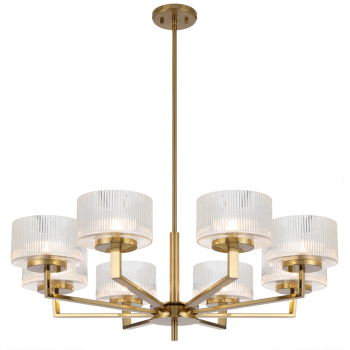 Moreno Pendant 8 Lights Antique Gold - MORENO PE8-AG