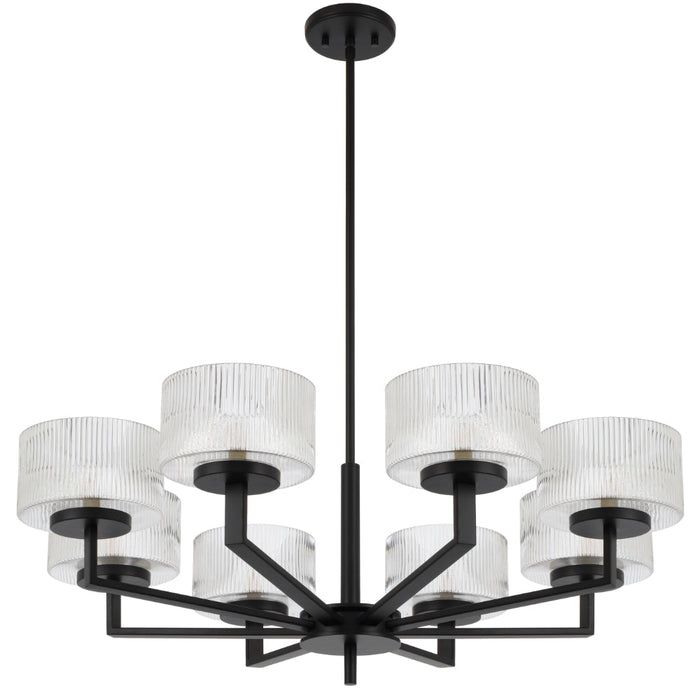 Moreno Pendant 8 Lights Black - MORENO PE8-BK