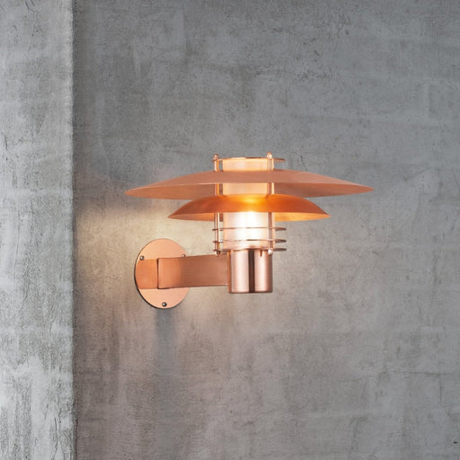 Buy Exterior Wall Lights Australia Phoenix Exterior Wall Light Copper - 24381030