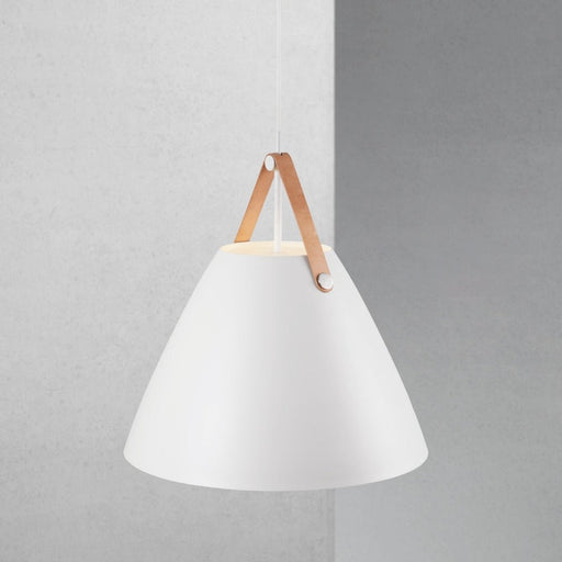 Buy Pendant Lights Australia Strap Pendant Light W480mm White Metal - 84353001