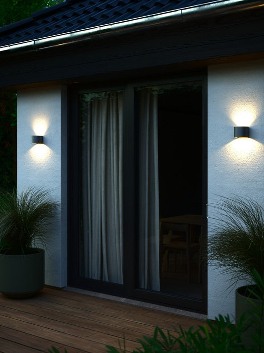 Milda Curved LED Wall Light Anthracite - 2418351050