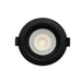 Buy Recessed LED Downlights Australia MACRO Recessed LED Downlight Black Polycarbonate 3CCT - MACRO DL105-BK3C