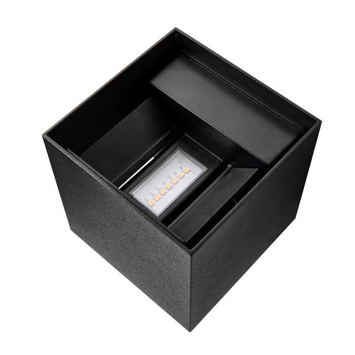Milda Kubi LED Wall Light Black - 2418331003