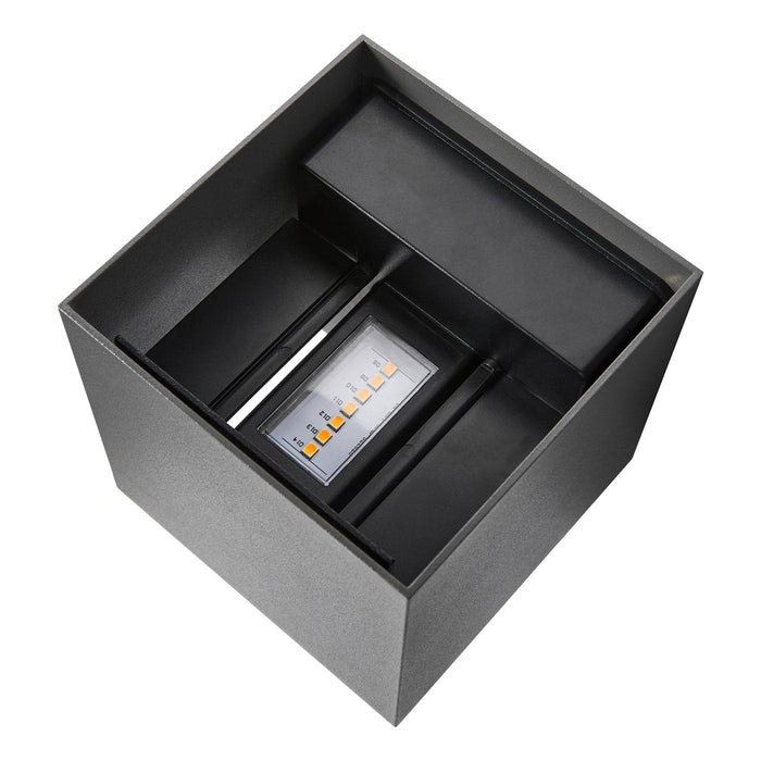 Milda Kubi LED Wall Light Anthracite - 2418331050