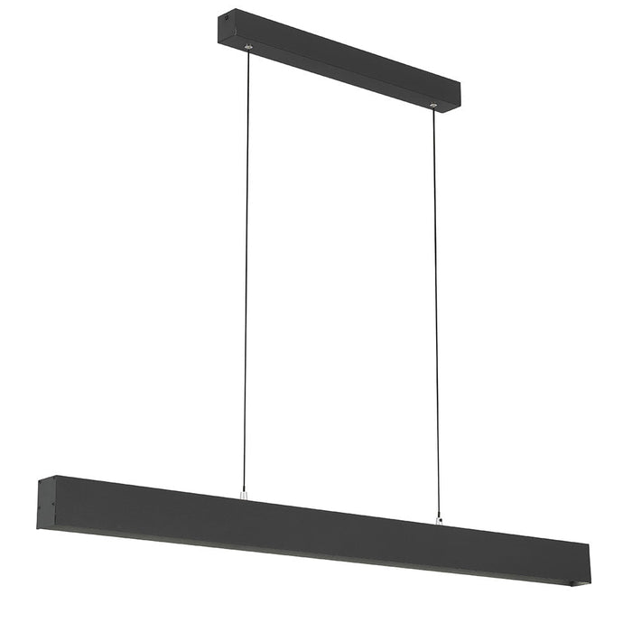 Navaro2 LED Pendant Light 40W TRI Colour Black & Opal - NAVARO2 PE120-BK
