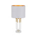 Buy Table Lamps Australia Negas 1 Light Table Lamp Antique Gold & White - NEGAS TL-WHAG