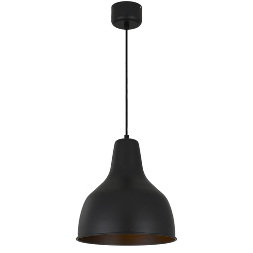 Buy Pendant Lights Australia Nesby Pendant Light W300mm Black / Satin - NESBY PE30-BK