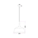 Buy Pendant Lights Australia NORDIC Angled Dome Pendant Light Small Black - NORDIC2