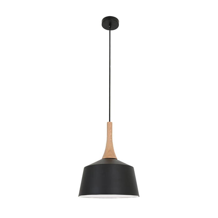 Buy Pendant Lights Australia NORDIC Angled Dome Pendant Light Small Black - NORDIC2