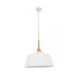 Buy Pendant Lights Australia NORDIC Angled Dome Pendant Light Medium White - NORDIC3