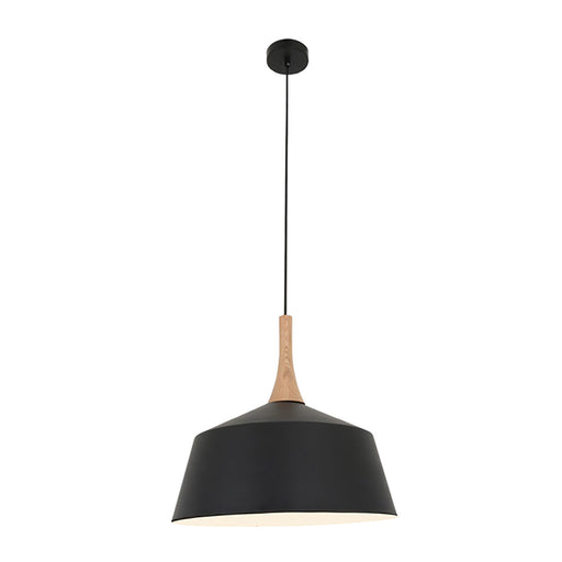 Buy Pendant Lights Australia NORDIC Angled Dome Pendant Light Medium Black - NORDIC4