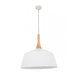 Buy Pendant Lights Australia NORDIC Angled Dome Pendant Light Large White - NORDIC5