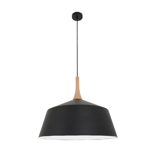 Buy Pendant Lights Australia NORDIC Angled Dome Pendant Light Large Black - NORDIC6