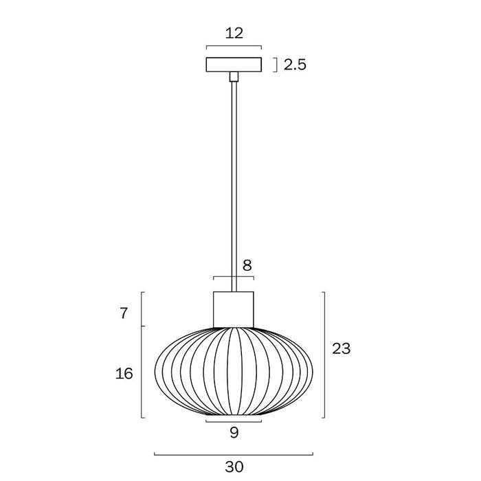 Buy Pendant Lights Australia Nori 30 1 Light Pendant Matt Black & Opal Matt - NORI PE30-BKOM