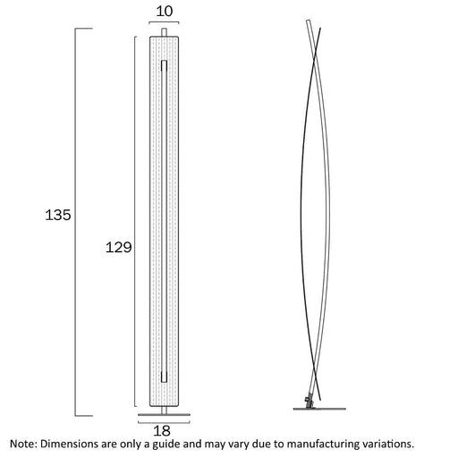 Buy Floor Lamps Australia NORSE LED Floor Light Walnut 3000K - NORSE FL-BKWL