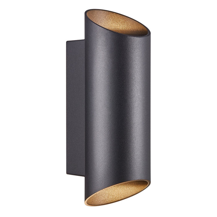 Nico Up & Down Round Wall Light Black - 2218231003