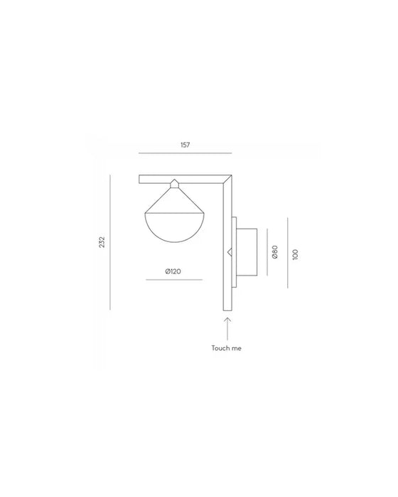 Nino LED Wall Light 7W 3000K Matte Black - ARO.A1275