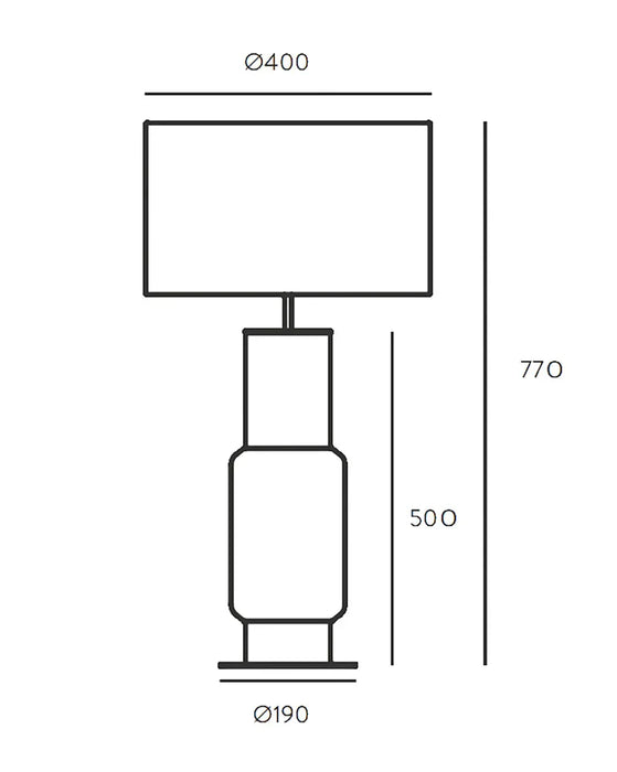 Noa Table Lamp Matte White - ARO.NAC110/BCO/TBC+801011/41