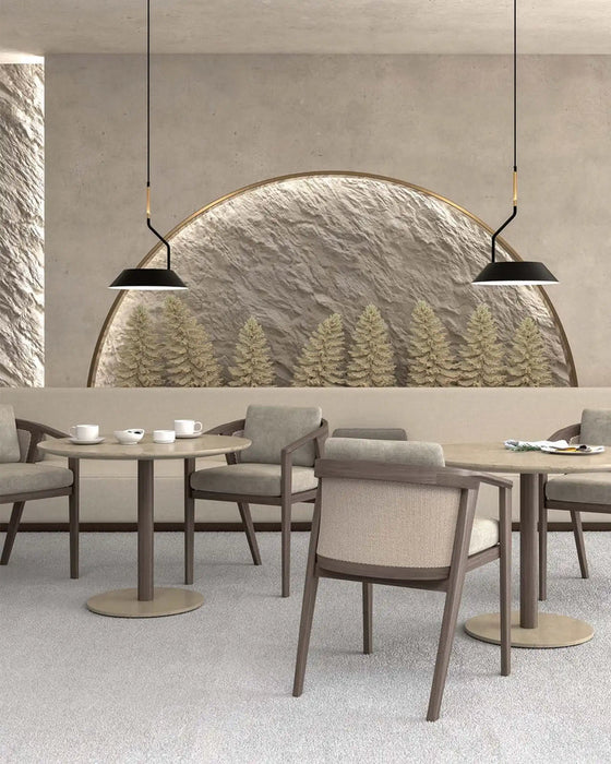 Aider Pendant Light Satin Nickel - ARO.C1287/NIQ-NEG
