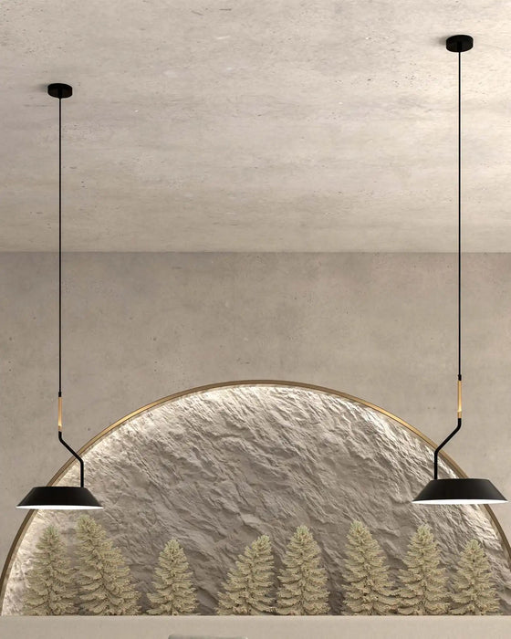 Aider Pendant Light Satin Nickel - ARO.C1287/NIQ-NEG