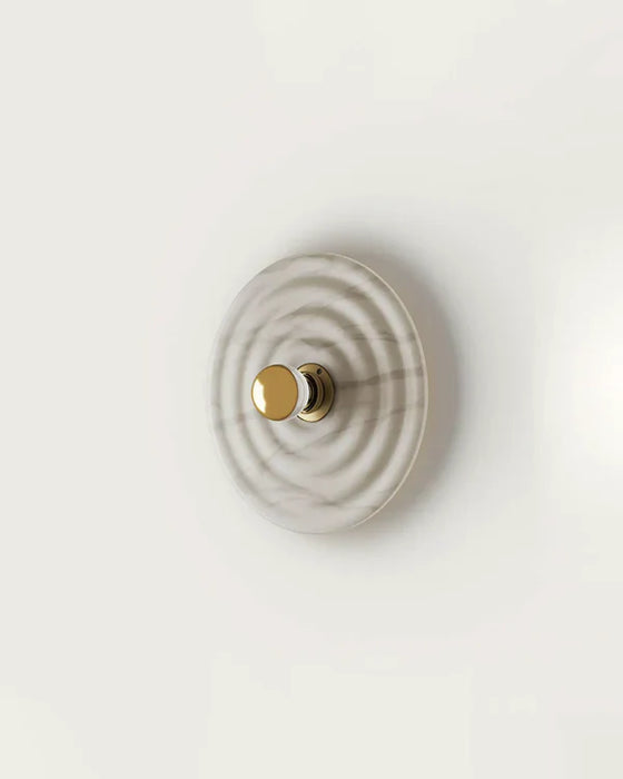 Wave Wall Light Black White or Shiny Gold