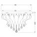 Buy Flush Mount Lights Australia Odessa 60 10 Light Flush Mount Chrome - ODESSA CTC60-WH