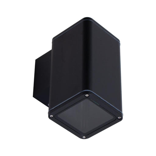 Buy Exterior Wall Lights Australia Piper Square Exterior Wall Light Black Aluminium - 49260