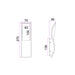 Buy Exterior Wall Lights Australia OLA Exterior LED Wavy Rectangular Wall Light White 7W 3000K IP65 - OLA02