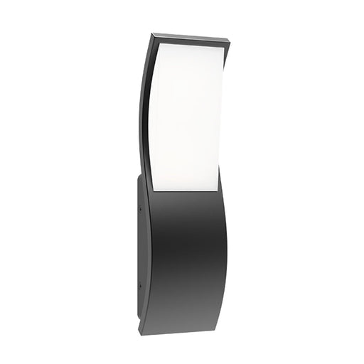 Buy Exterior Wall Lights Australia OLA Exterior LED Wavy Rectangular Wall Light Dark Grey 7W 3000K IP65 - OLA01