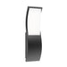 Buy Exterior Wall Lights Australia OLA Exterior LED Wavy Rectangular Wall Light Dark Grey 7W 3000K IP65 - OLA01