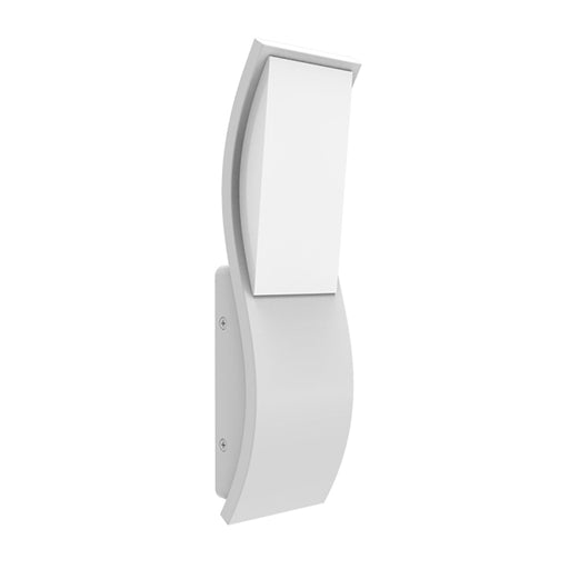 Buy Exterior Wall Lights Australia OLA Exterior LED Wavy Rectangular Wall Light White 7W 3000K IP65 - OLA02