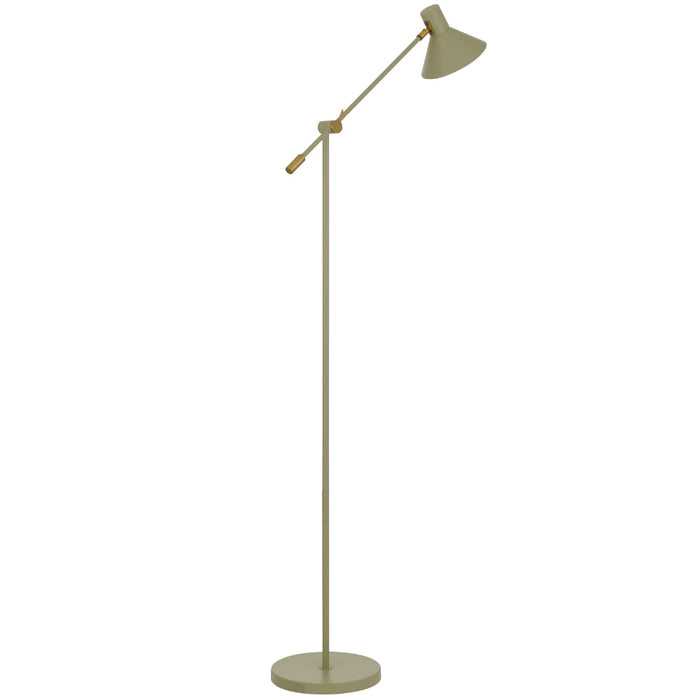 Olav Floor Lamp Green / Satin - OLAV FL-GN